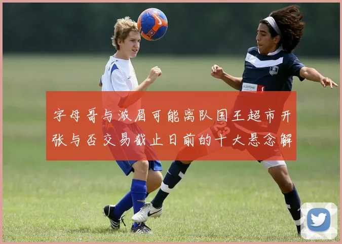 字母哥与浓眉可能离队国王超市开张与否交易截止日前的十大悬念解析
